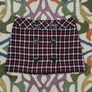 Express Plaid Mini Skirt